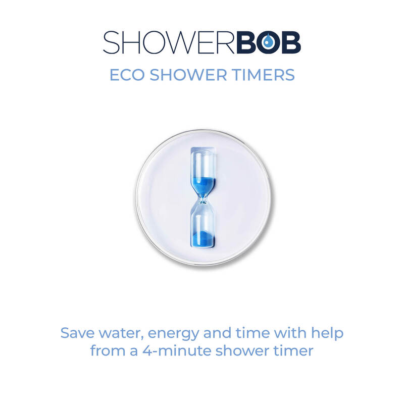 ShowerBoB for business, eco shower timers. Save water, energy and time with help from a 4 minute shower timer