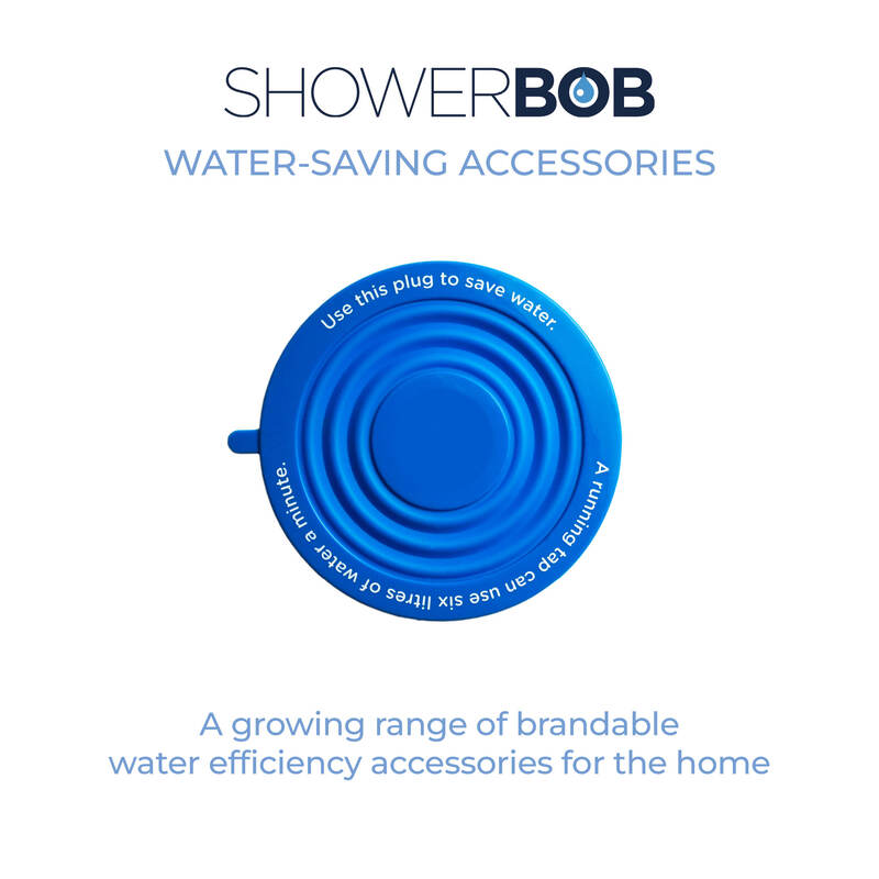 ShowerBoB for Business water saving accessories. A growing range of brandable water efficiency accessories for the home